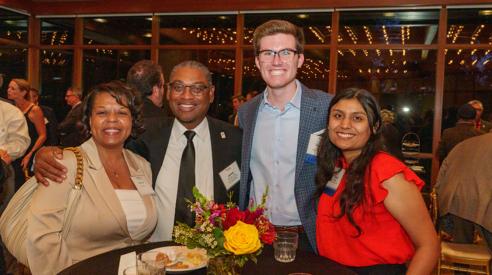 Alumni mingle at Stritch School of Medicine event.